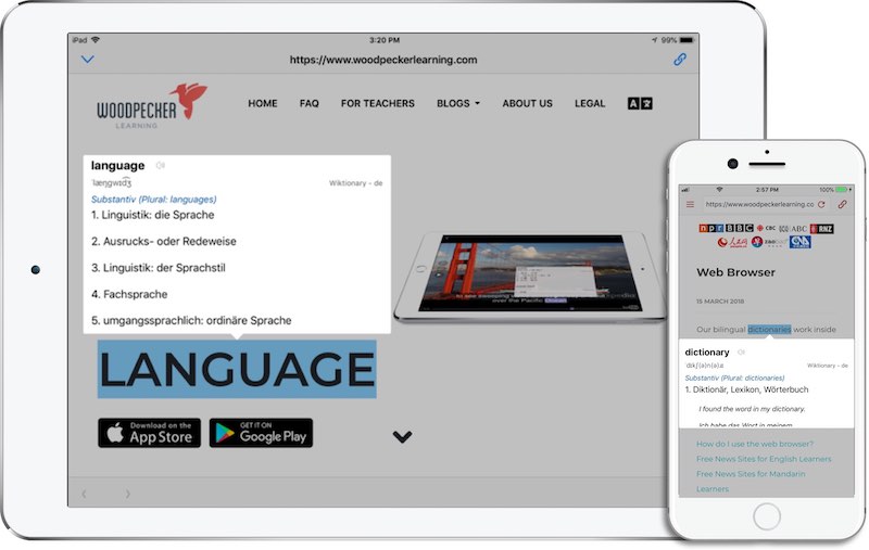Woodpecker web browser